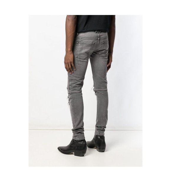 Balmain Skinny distressed biker jeans - Picture 3 of 7